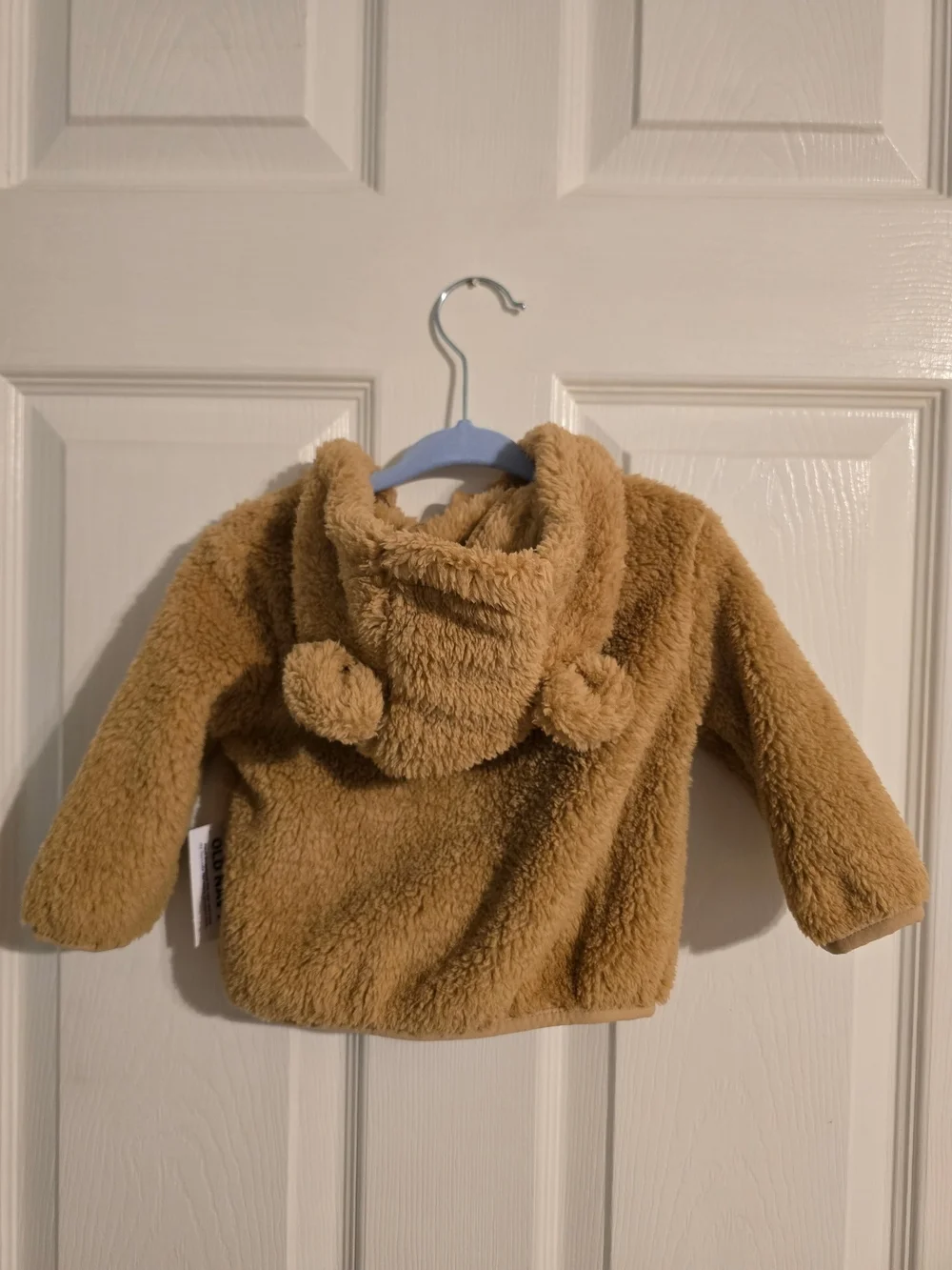 NWT Old Navy Teddy Bear Hooded Baby Jacket - Camel Brown